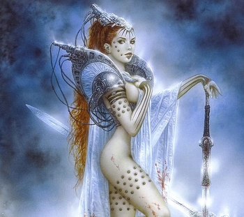 fantasy woman sword